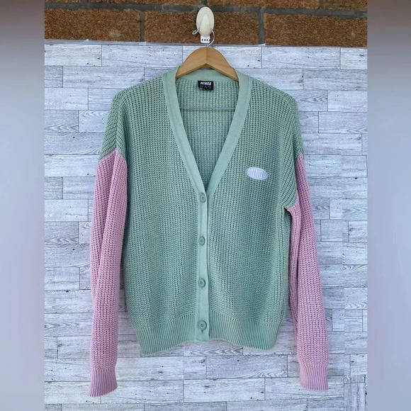 Minga London Dreamy Contrast Knitted Cardigan medium - Picture 5 of 16